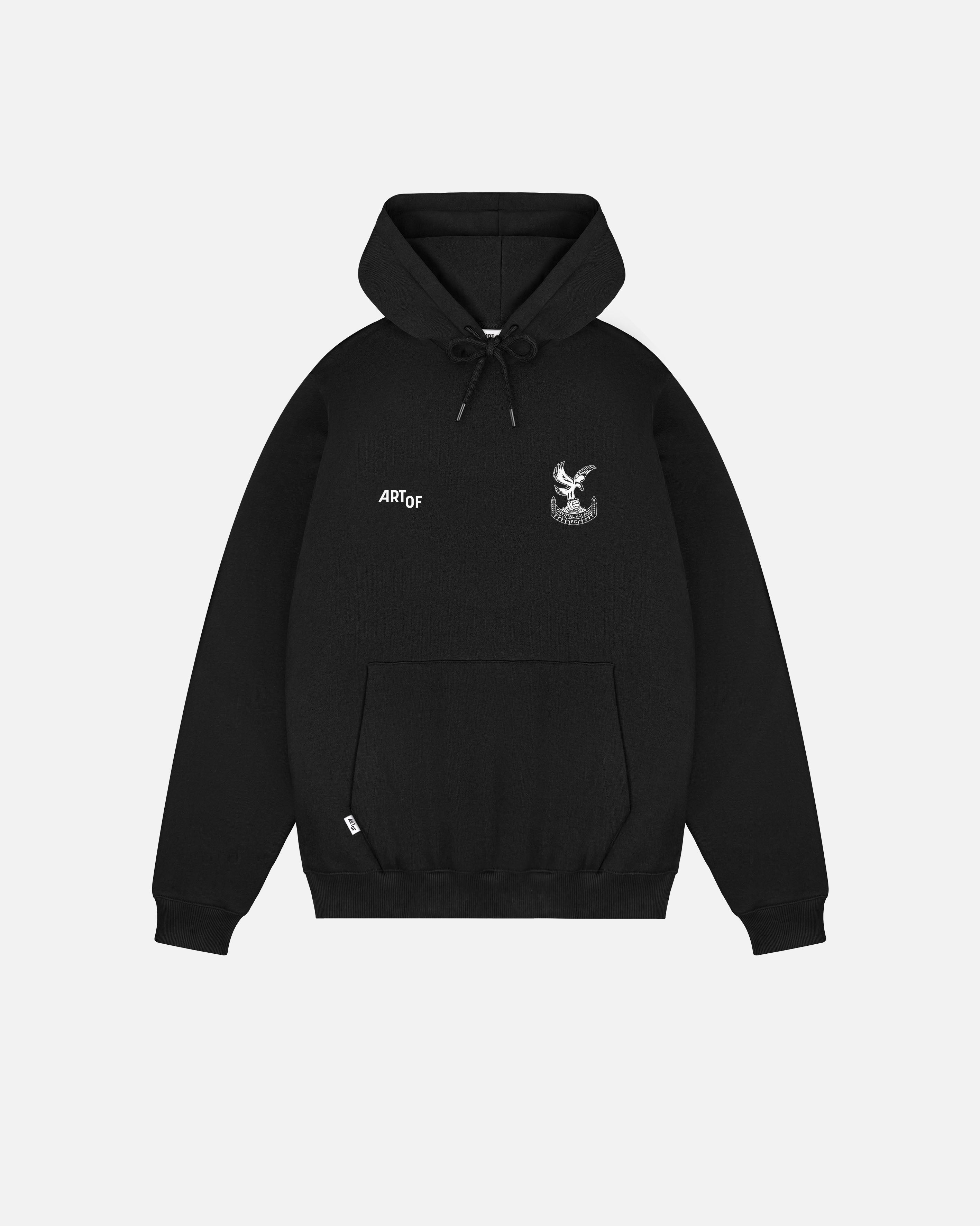 ART OF x Crystal Palace Heritage Hoodie | Black Printed Football Sweat
