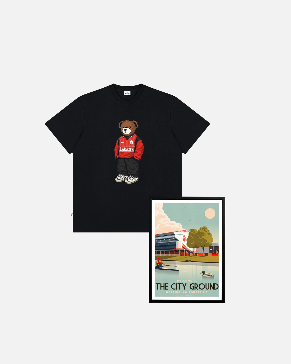 ART OF x Forest Tee & Print Bundle | NFFC Football T-Shirt & Print