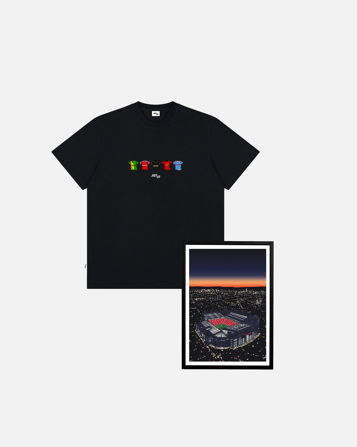 ART OF United Tee & Print Bundle | MUFC Football T-Shirt & Print