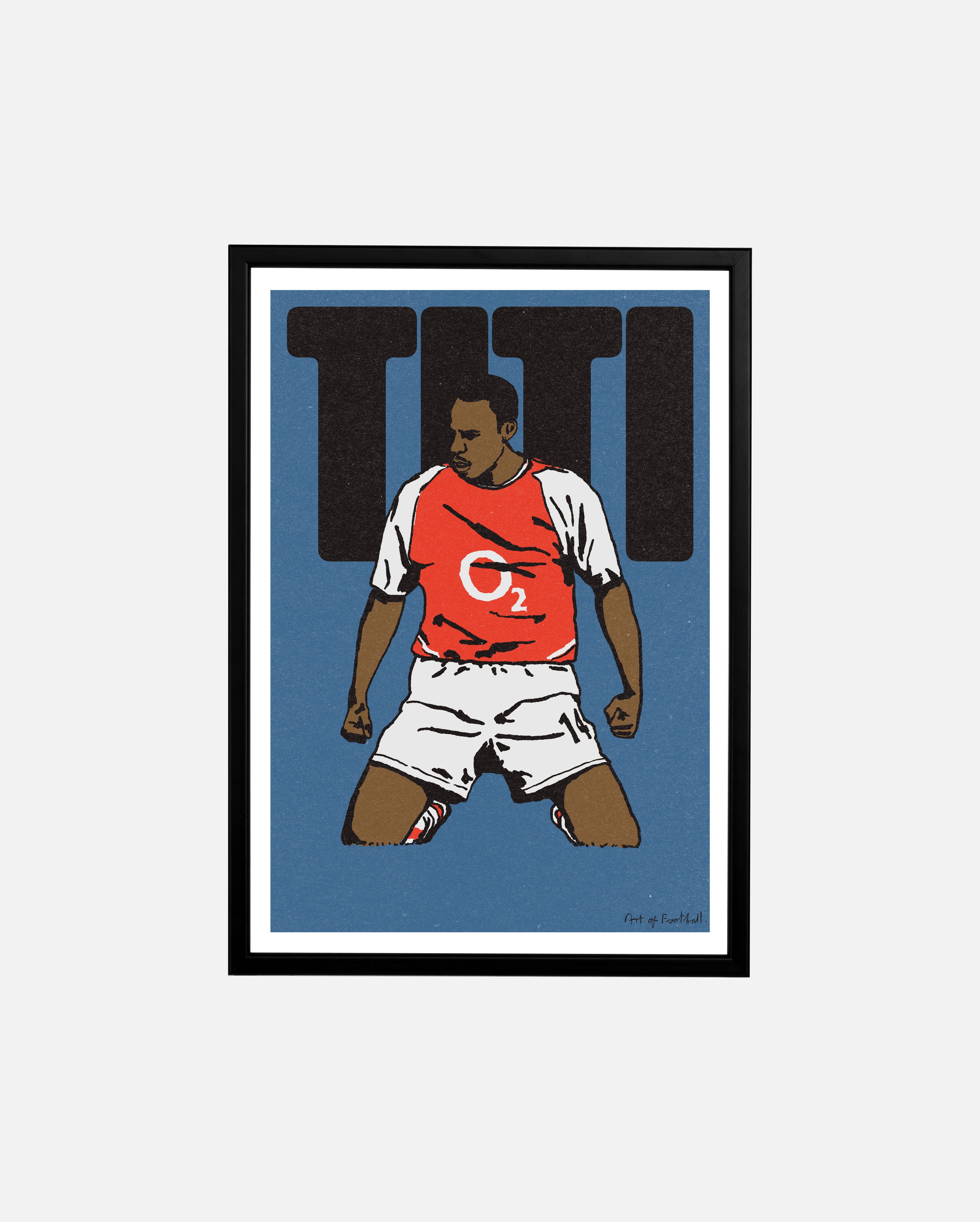 ART OF AFC Titi Framed Print | Football Wall Art