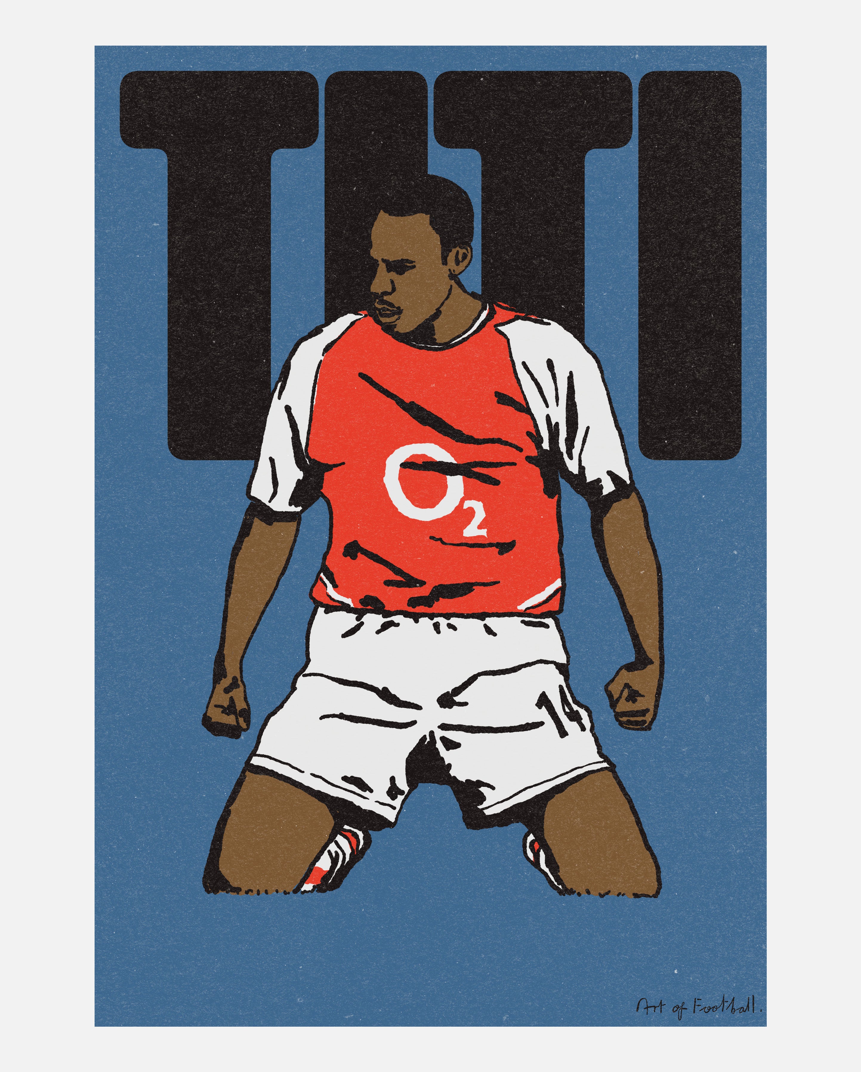 ART OF AFC Titi Framed Print | Football Wall Art