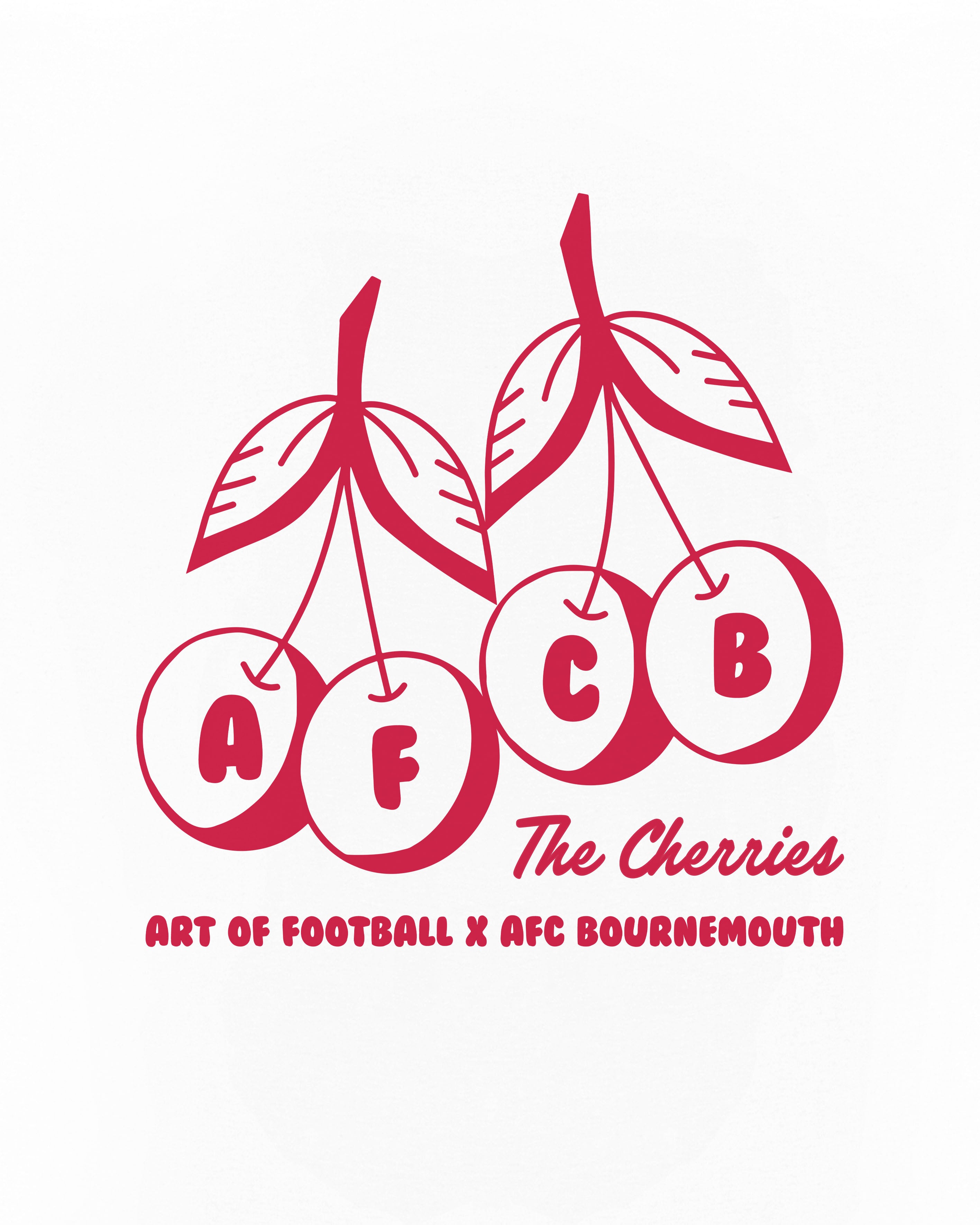 ART OF x AFC Bournemouth The Cherries Tee | White Graphic T-shirt