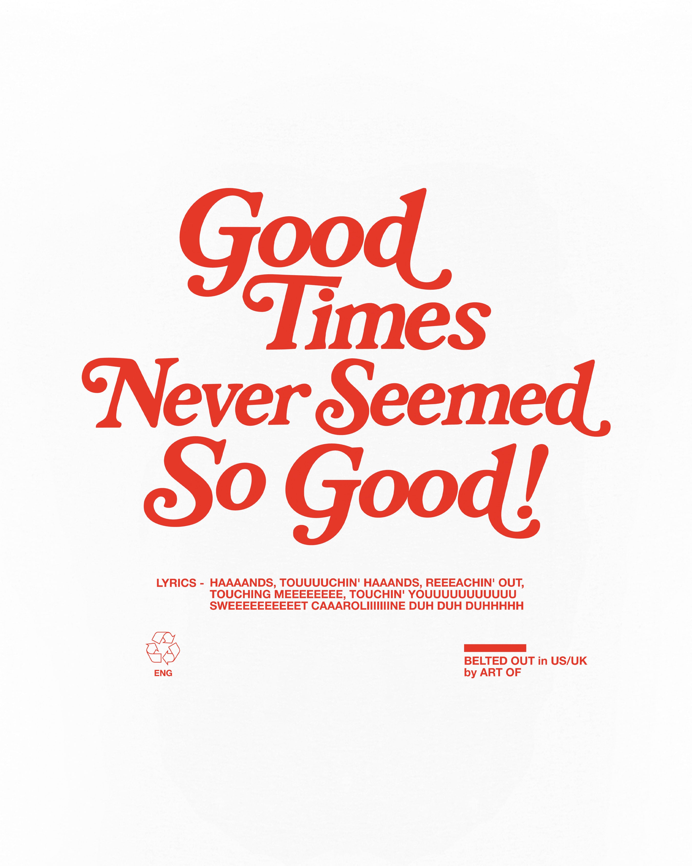 ART OF So Good Tee | England White Graphic Football T-shirt