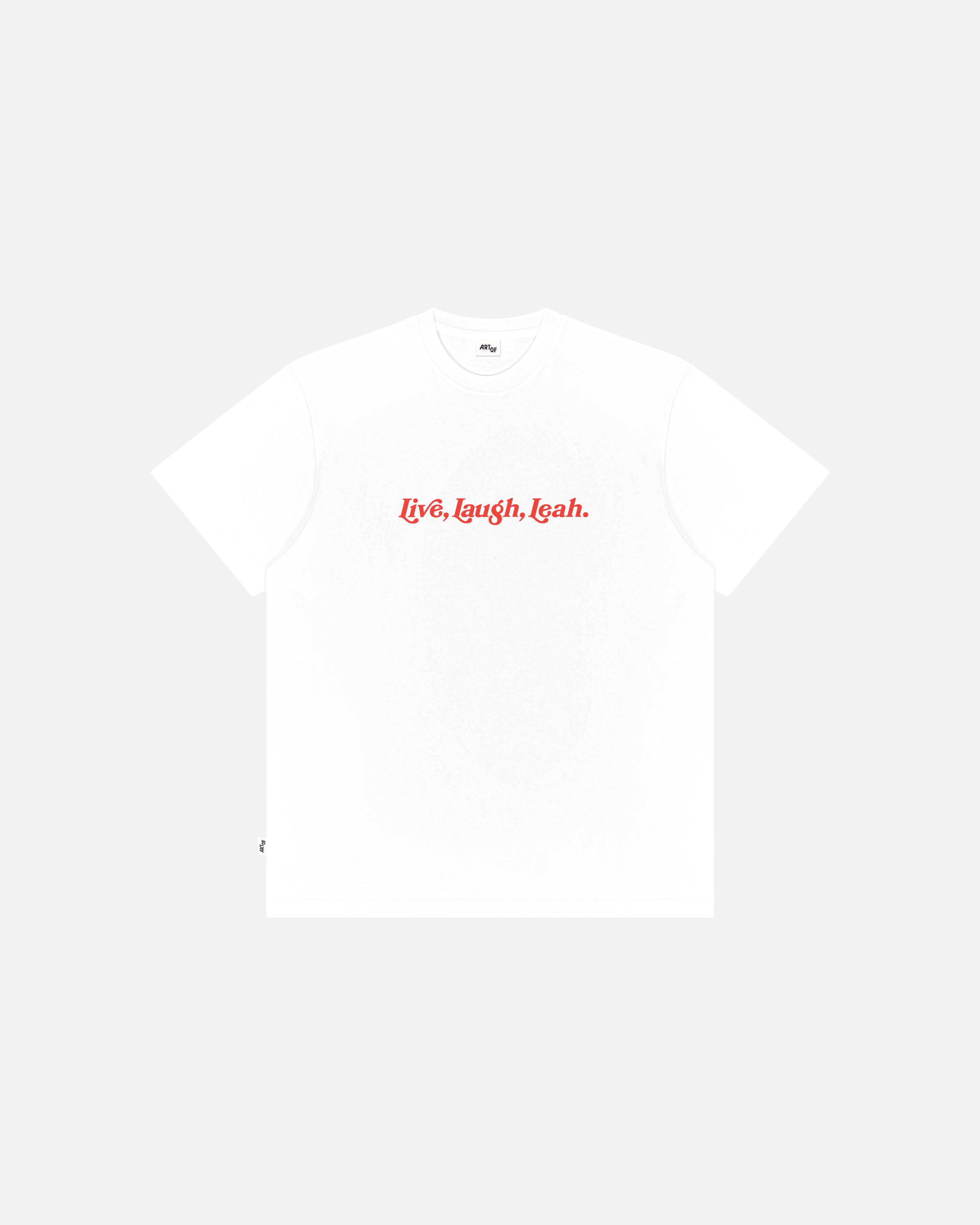 ART OF Football x Goaldiggers Live Laugh Leah Tee | AOF White T-shirt