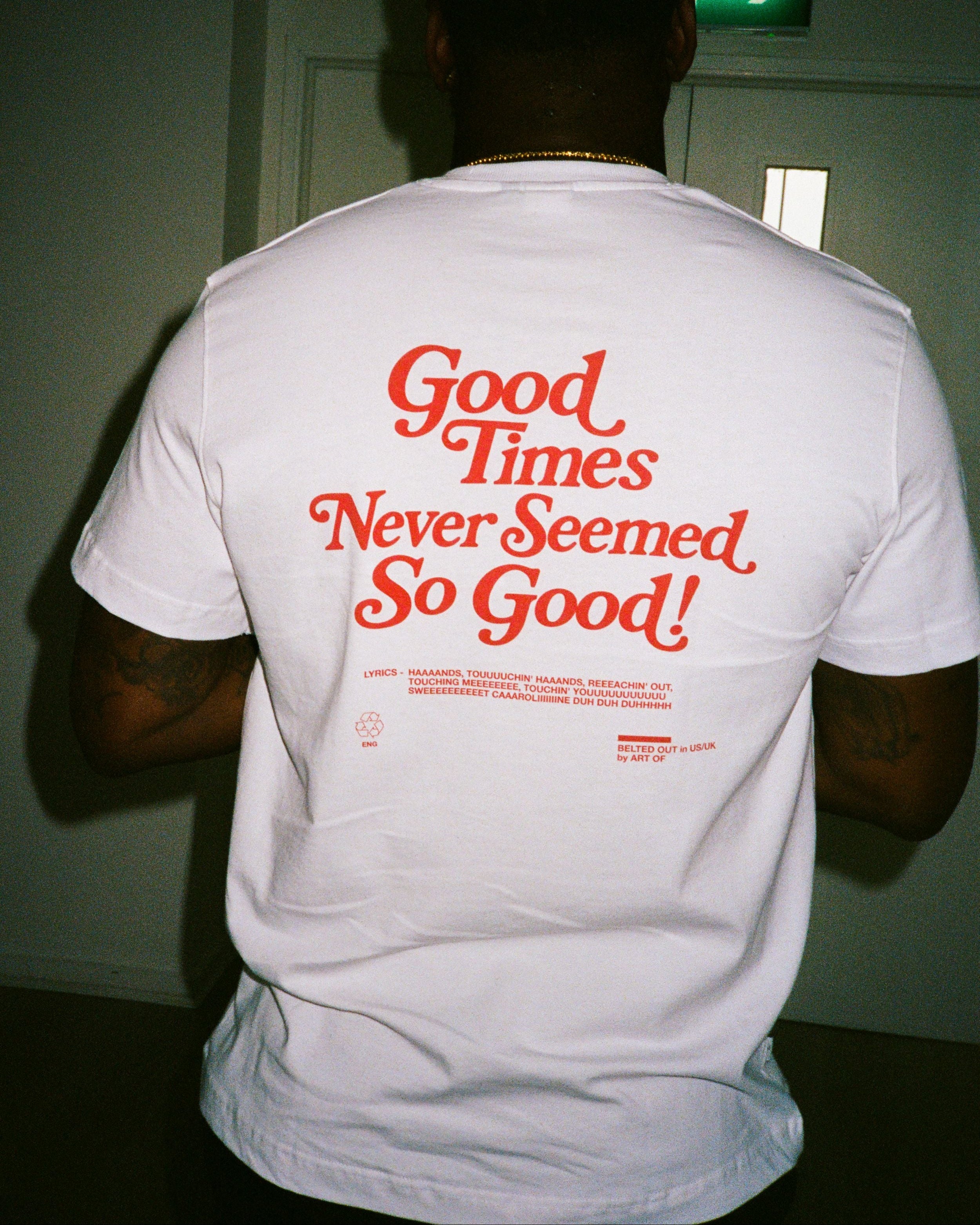 ART OF So Good Tee | England White Graphic Football T-shirt
