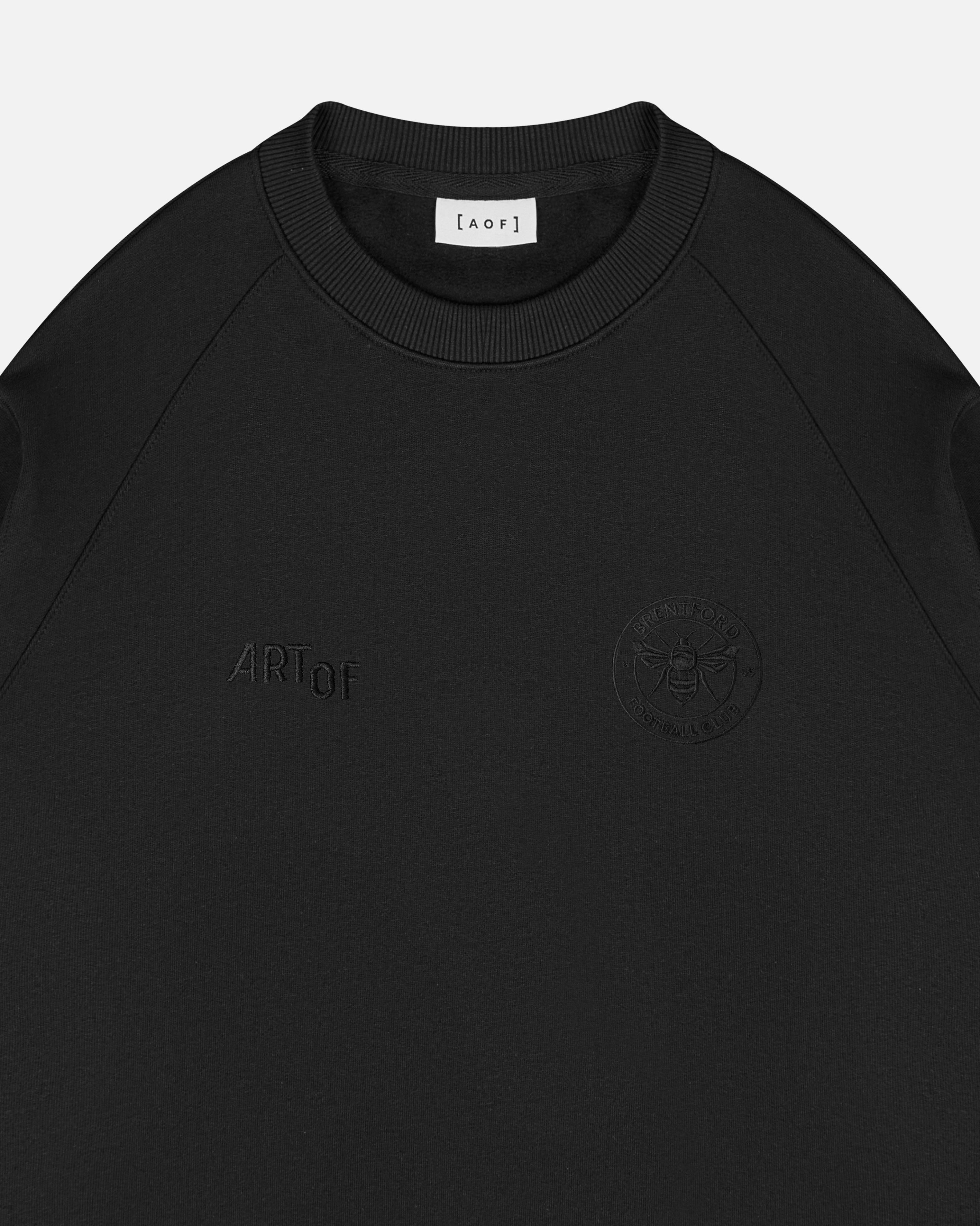 ART OF Football x Brentford Blackout Raglan Sweat | AOF x BFC