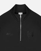 ART OF Football x Fulham Blackout Quarter Zip Black Sweat | AOF x FFC