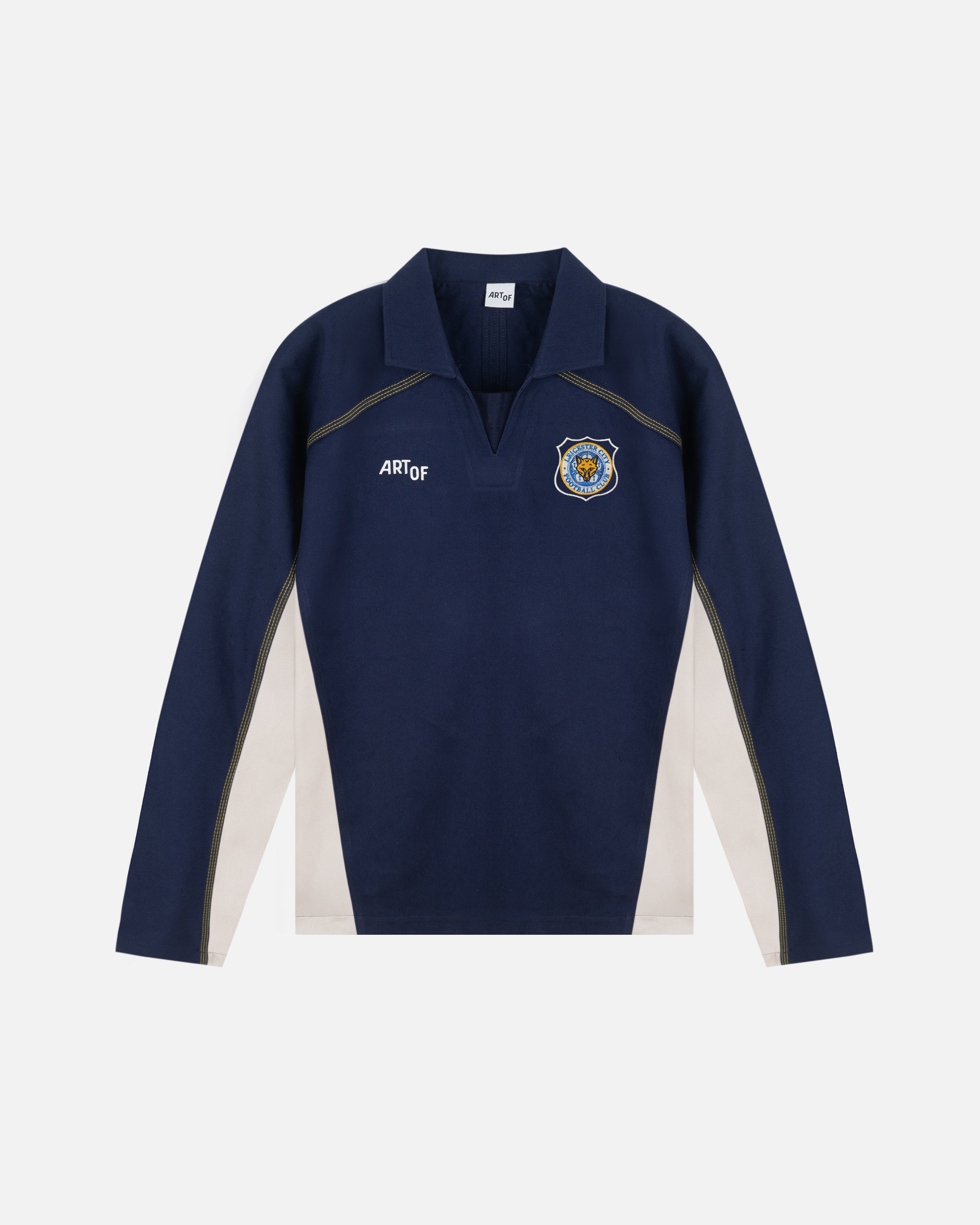 ART OF x Leicester Drill Top | Long Sleeved Embroidered Football Merch