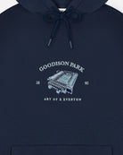 ART OF x Everton Stadium Hoodie | Navy Embroidered Football Sweat