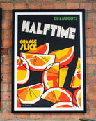 ART OF Halftime Slice Framed Grassroots Football Print | Wall Art