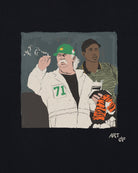 ART OF Smoke Signals Tee | Black Graphic Golf T-shirt