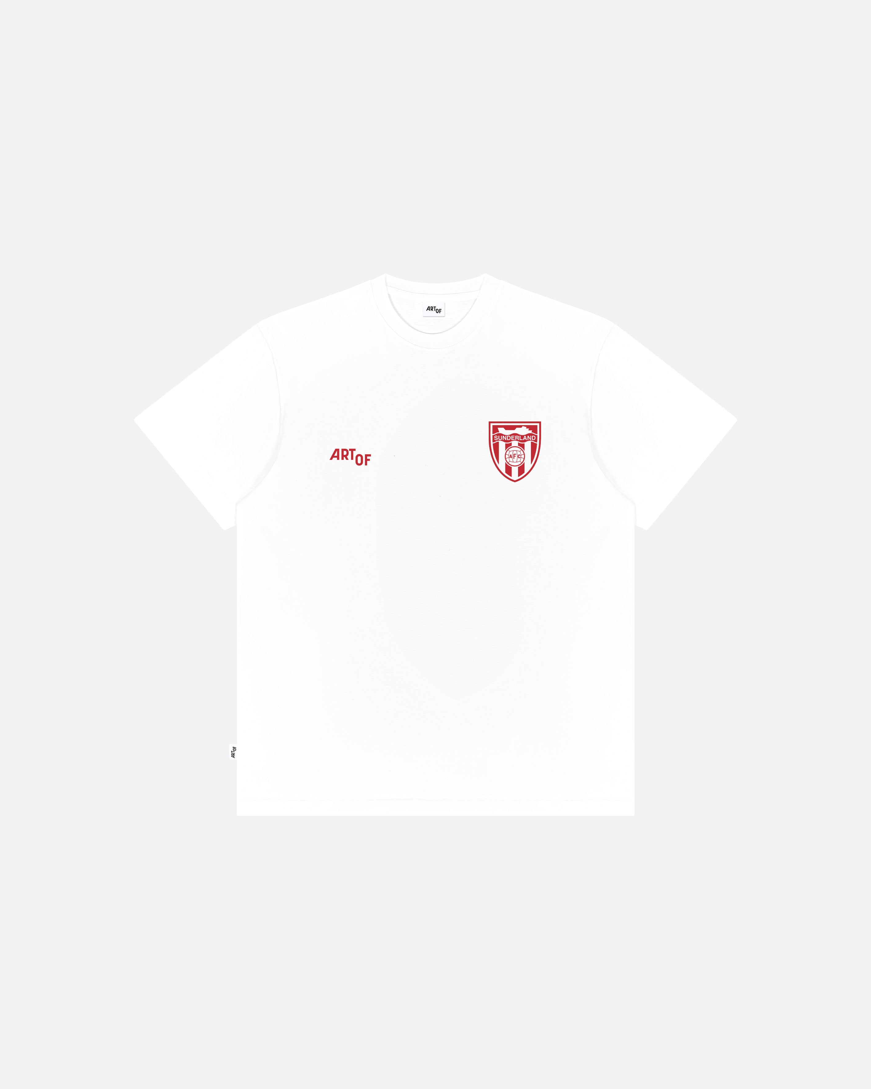 ART OF x Sunderland Heritage Tee | White Graphic Football T-shirt
